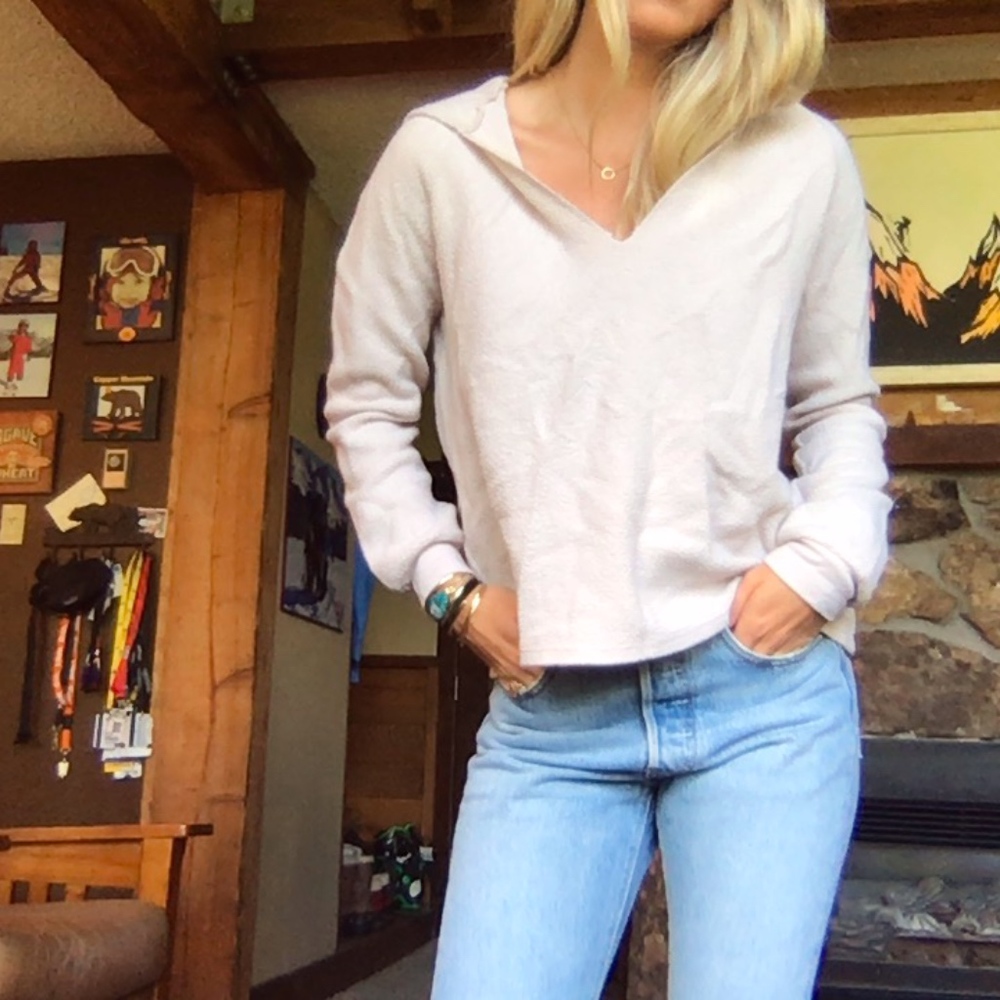 Soft Light Pink Hoodie